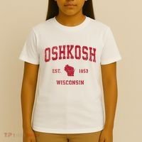 Oshkosh Wisconsin Wi Vintage Sports T-Shirt thumb 4