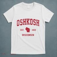 Oshkosh Wisconsin Wi Vintage Sports T-Shirt thumb 5
