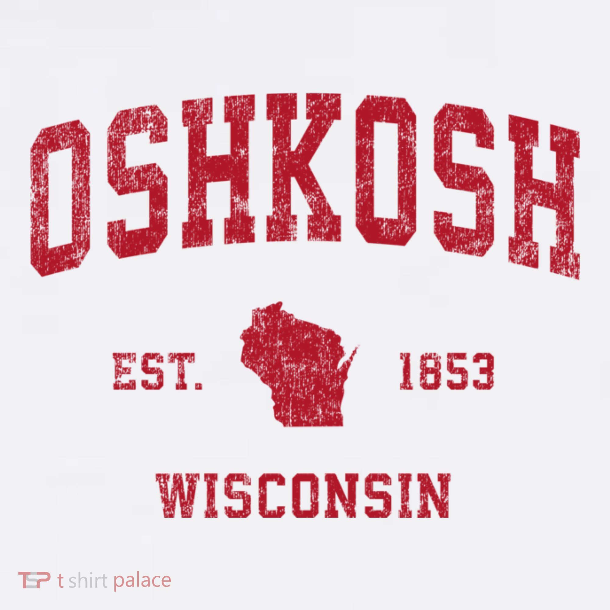 Oshkosh Wisconsin Wi Vintage Sports T-Shirt