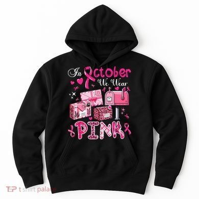 October We Wear Breast Cancer Awareness Postal Worker Hoodie