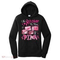 October We Wear Breast Cancer Awareness Postal Worker Women's Hoodie thumb 0