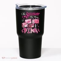 October We Wear Breast Cancer Awareness Postal Worker Tumbler thumb 0