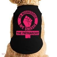 On Wednesdays We Smash The Patriarchy Women Rights Day 8 Doggie Tank thumb 0