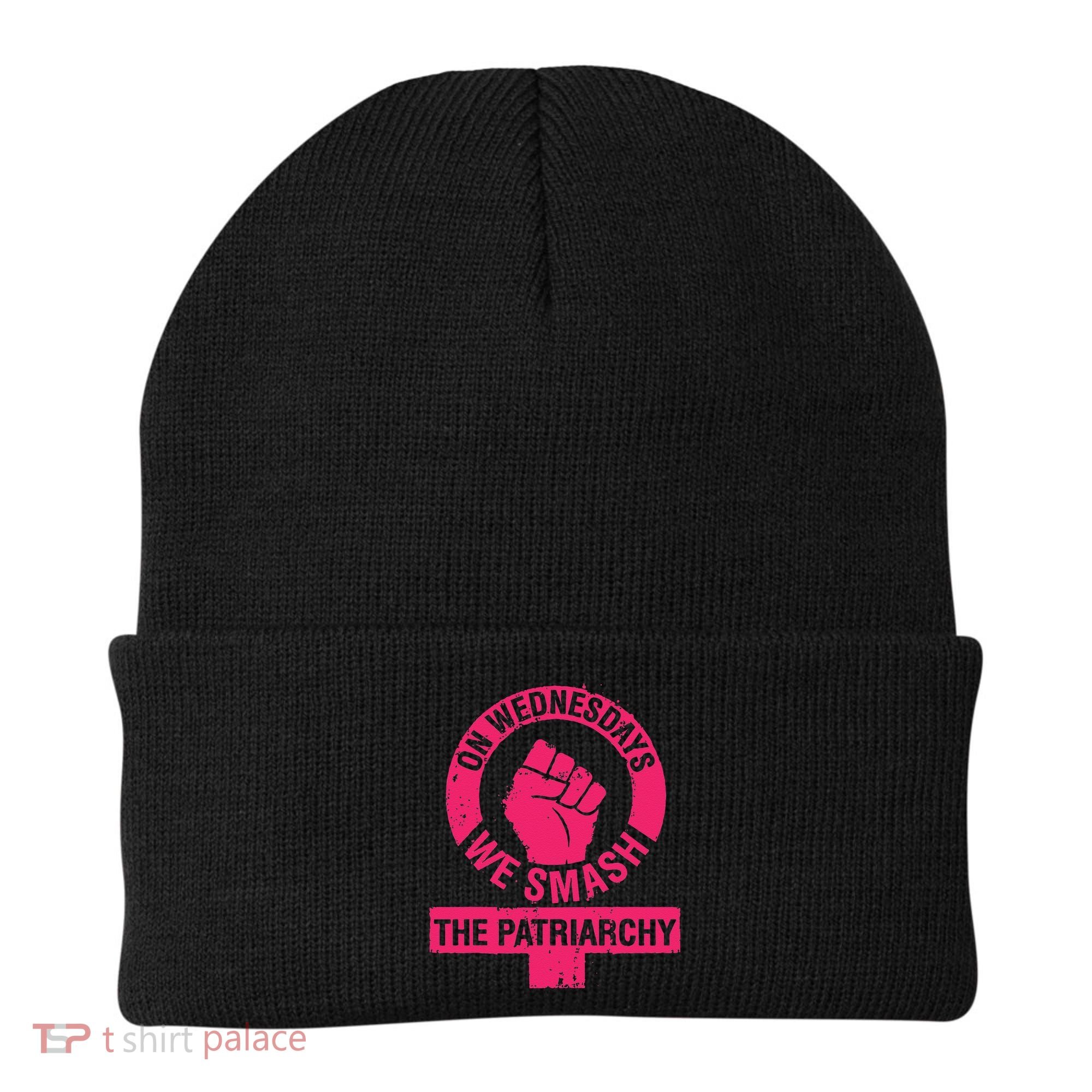 On Wednesdays We Smash The Patriarchy Women Rights Day 8 Beanie