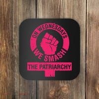 On Wednesdays We Smash The Patriarchy Women Rights Day 8 Coaster thumb 0