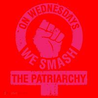 On Wednesdays We Smash The Patriarchy Women Rights Day 8 Santa Hat thumb 1