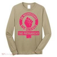 On Wednesdays We Smash The Patriarchy Women Rights Day 8 Long Sleeve Shirt thumb 0