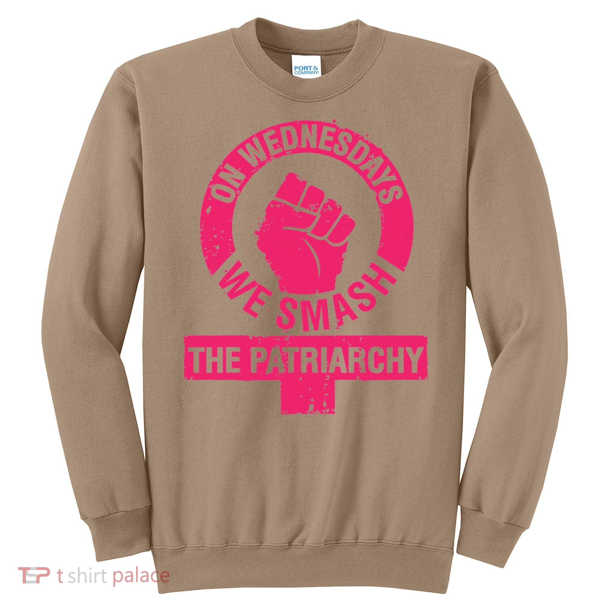 On Wednesdays We Smash The Patriarchy Women Rights Day 8 Sweatshirt