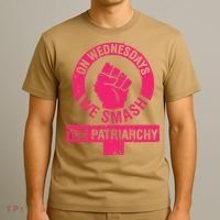 On Wednesdays We Smash The Patriarchy Women Rights Day 8 T-Shirt thumb 3
