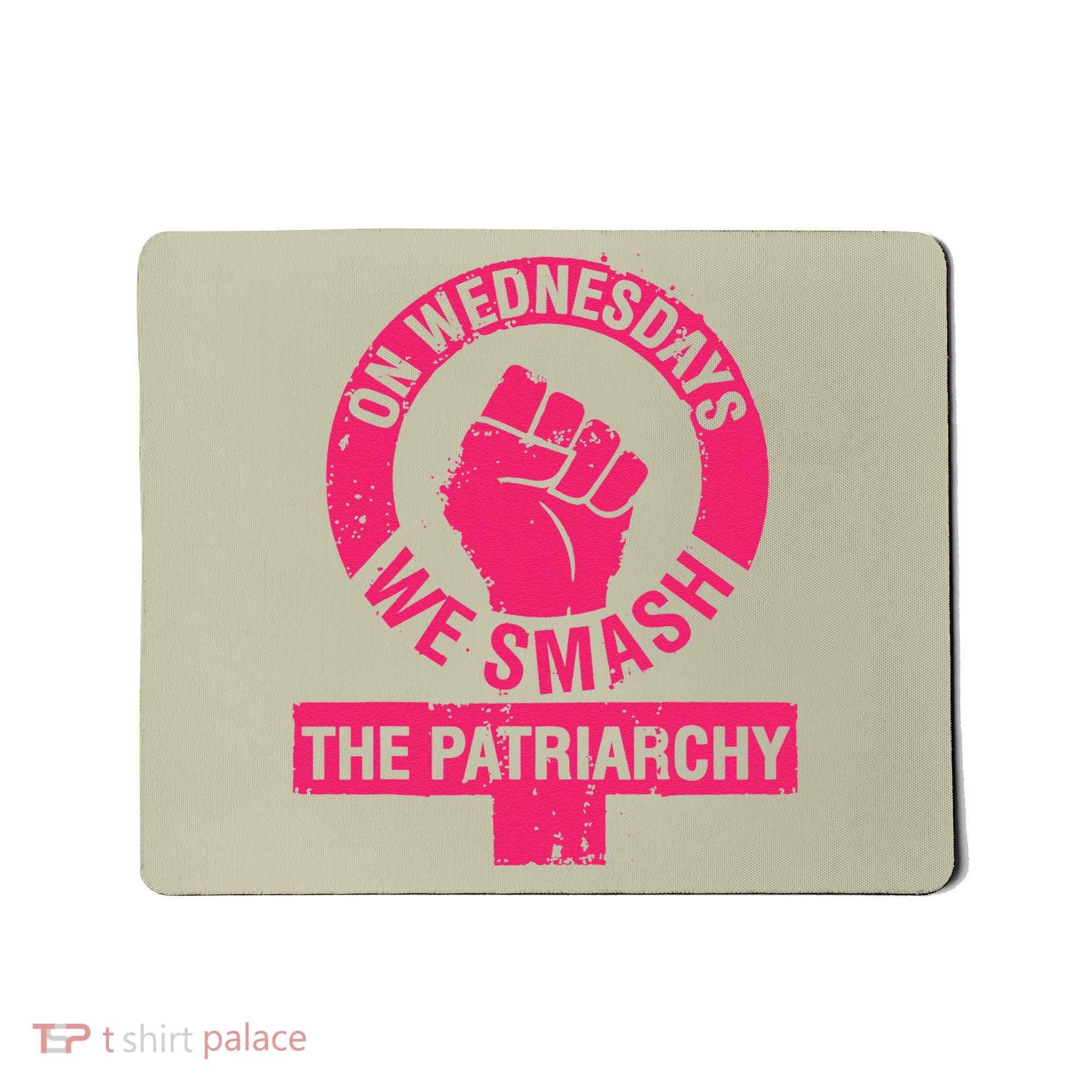 On Wednesdays We Smash The Patriarchy Women Rights Day 8 Mousepad