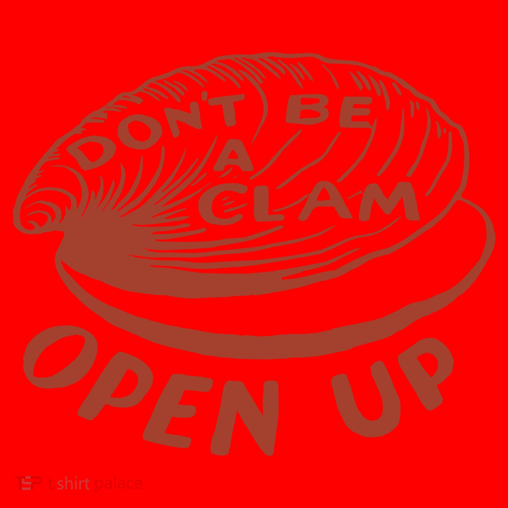 Don’t Be A Clam Open Up Santa Hat