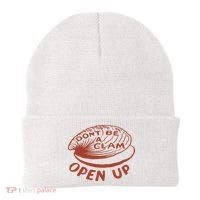 Don’t Be A Clam Open Up Beanie thumb 0