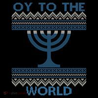 Oy To The  World Hanuka Ugly Sweater  Coffee Mug thumb 5