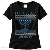 Oy To The  World Hanuka Ugly Sweater  Women's T-Shirt thumb 0
