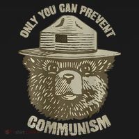 Only You Can Prevent Communism Camping Bear USA-Made Doggie Bandana thumb 2
