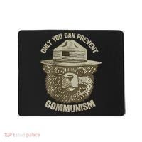 Only You Can Prevent Communism Camping Bear Mousepad thumb 0