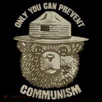 Only You Can Prevent Communism Camping Bear Mousepad thumb 1
