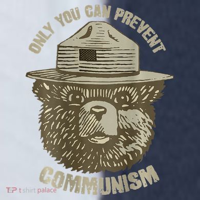 Only You Can Prevent Communism Camping Bear Sport-Tek Competitor United Soccer Jersey
