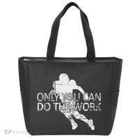 Only You Can Do The Work Football Running Back Tote Bag thumb 0