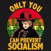 On You Can Prevent Socialism Bear Tote Bag thumb 4