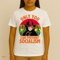 On You Can Prevent Socialism Bear T-Shirt thumb 4