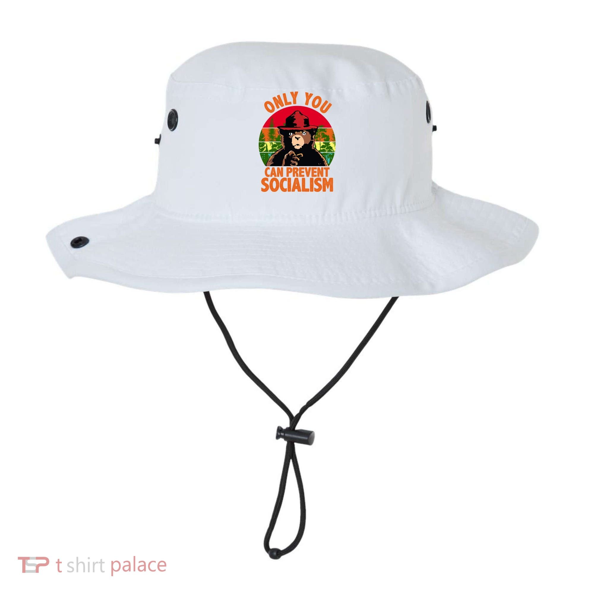 On You Can Prevent Socialism Bear Bucket Hat