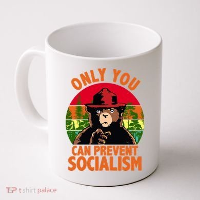 On You Can Prevent Socialism Bear Coffee Mug