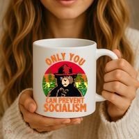 On You Can Prevent Socialism Bear Coffee Mug thumb 3