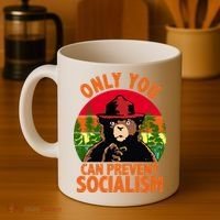 On You Can Prevent Socialism Bear Coffee Mug thumb 4