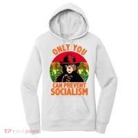 On You Can Prevent Socialism Bear Women's Hoodie thumb 0
