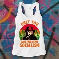 On You Can Prevent Socialism Bear Women's Tank Top thumb 3