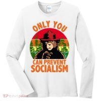 On You Can Prevent Socialism Bear Women's Long Sleeve Shirt thumb 0