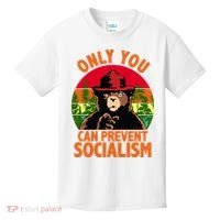 On You Can Prevent Socialism Bear Kids T-Shirt thumb 0