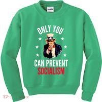 Only You Can Prevent Socialism Anti Socialism Kids Sweatshirt thumb 0