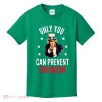 Only You Can Prevent Socialism Anti Socialism Kids T-Shirt thumb 0