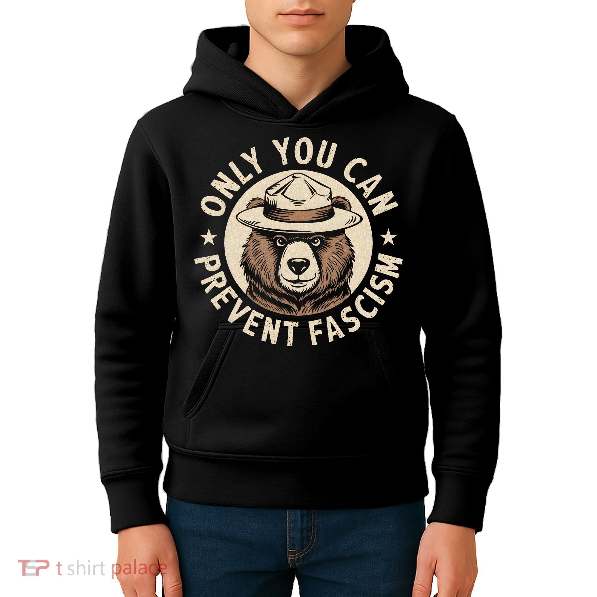 Only You Can Prevent Fascism Kids Hoodie