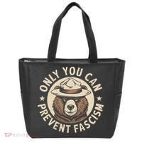 Only You Can Prevent Fascism Tote Bag thumb 0