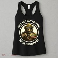 Only You Can Prevent Book Burnings Banned Books Awareness Women's Tank Top thumb 3