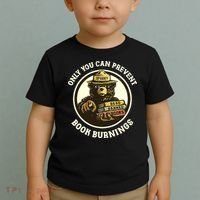 Only You Can Prevent Book Burnings Banned Books Awareness Toddler T-Shirt thumb 2