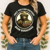 Only You Can Prevent Book Burnings Banned Books Awareness Women's T-Shirt thumb 2