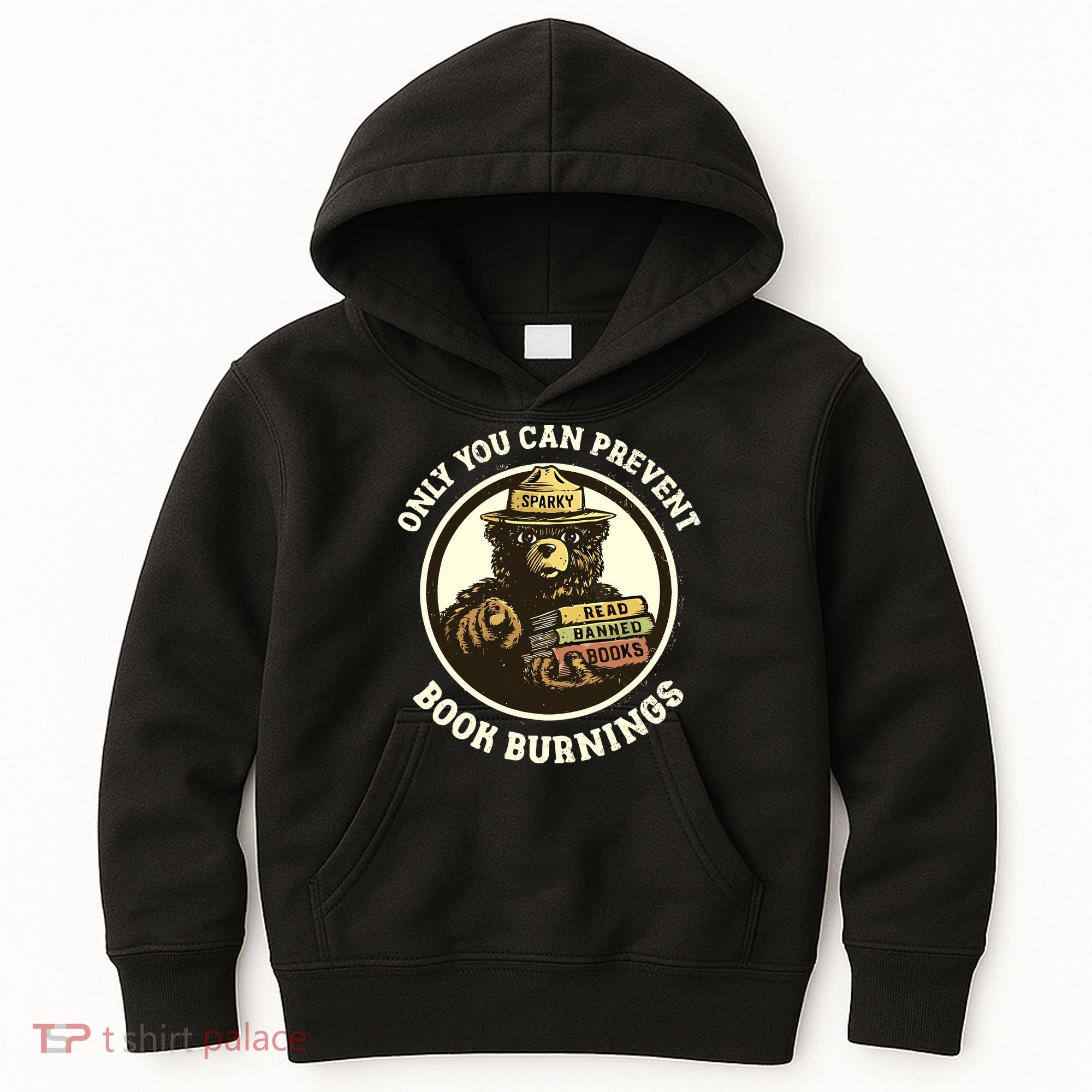 Only You Can Prevent Book Burnings Banned Books Awareness Kids Hoodie