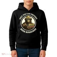 Only You Can Prevent Book Burnings Banned Books Awareness Kids Hoodie thumb 4