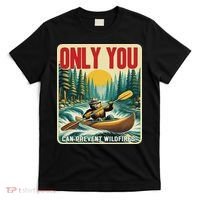 Only You Can Prevent Wildfires Smokey Bear Kayak Paddling T-Shirt thumb 0