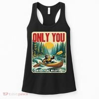 Only You Can Prevent Wildfires Smokey Bear Kayak Paddling Women's Tank Top thumb 0