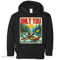Only You Can Prevent Wildfires Smokey Bear Kayak Paddling Toddler Hoodie thumb 0