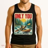 Only You Can Prevent Wildfires Smokey Bear Kayak Paddling Tank Top thumb 3