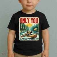 Only You Can Prevent Wildfires Smokey Bear Kayak Paddling Toddler T-Shirt thumb 2