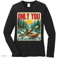 Only You Can Prevent Wildfires Smokey Bear Kayak Paddling Women's Long Sleeve Shirt thumb 0