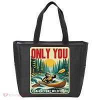 Only You Can Prevent Wildfires Smokey Bear Kayak Paddling Tote Bag thumb 0