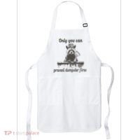 Only You Can Prevent Dumpster Fires Raccoon Meme Apron thumb 0